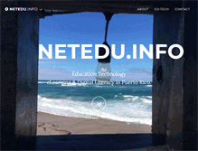Tablet Screenshot of netedu.info